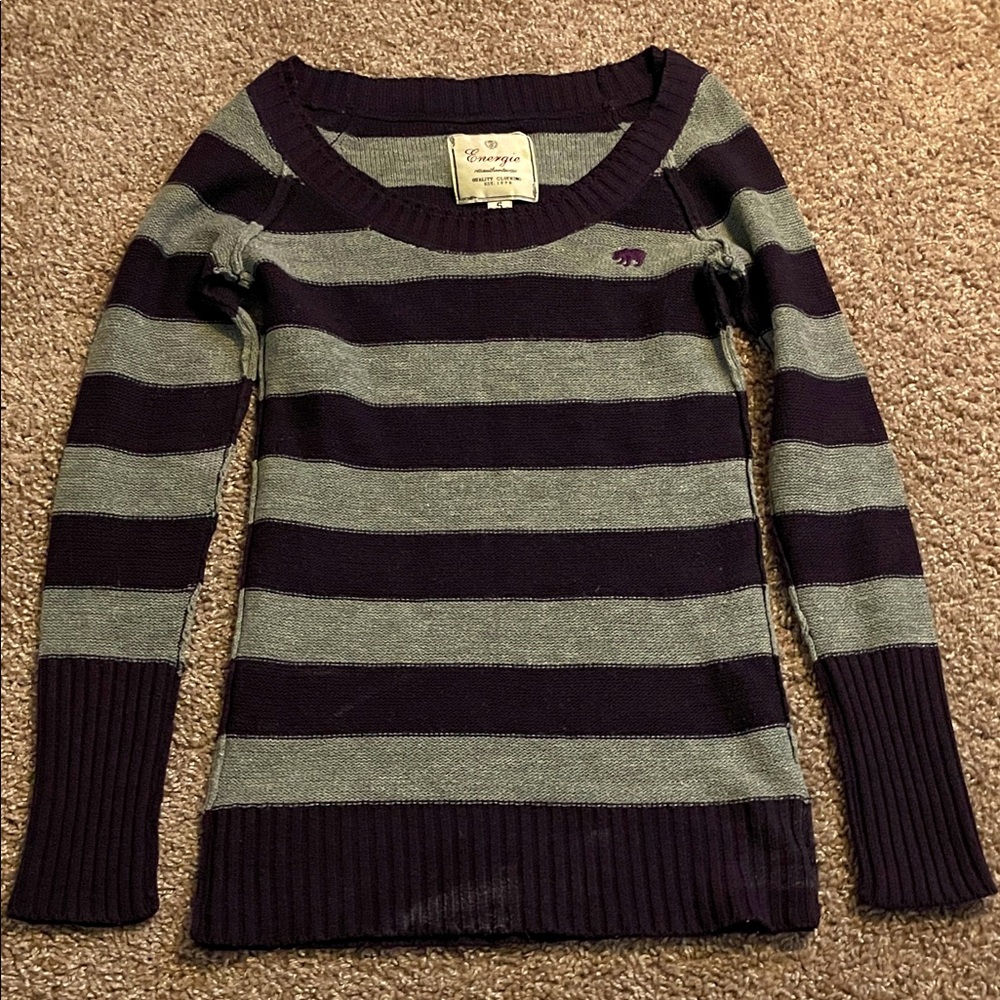Y2K Striped Long Sleeve